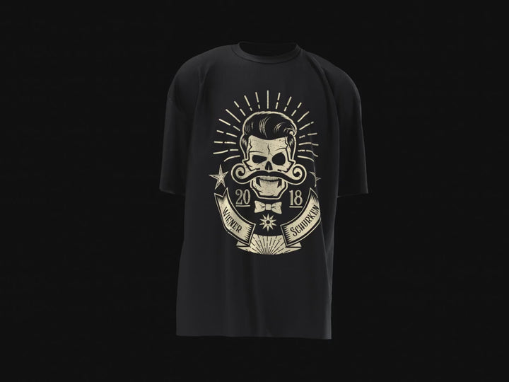 WIENER SCHURKEN T-SHIRT - SCHWARZ - SKULL