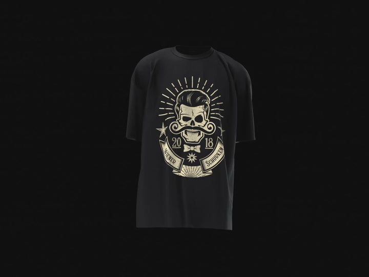 WIENER SCHURKEN T-SHIRT - SCHWARZ - SKULL